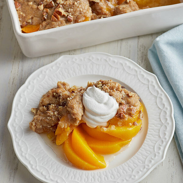 Bulk Supply Restaurant Bakery #10 Can Sliced Peaches in Light Syrup - 6/Case