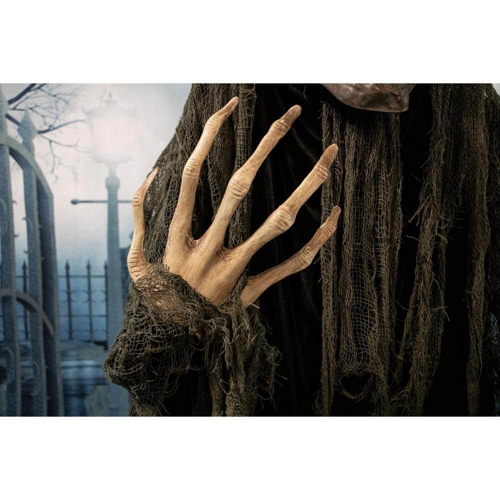 6.5 Ft. Animatronic Haunted Talking Tree Halloween Prop, Moving Mouth for Indoor