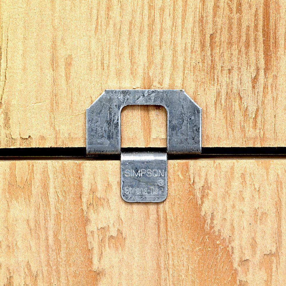 PSCL 3/4 In 20-Gauge Galvanized Panel Sheathing Clip (250-Qty) No Nails Required