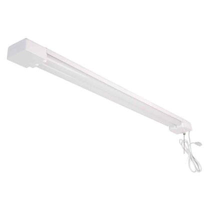 Shop Light LED 3 ft. 2-Light 45-Watt White Integrated Utility Lighting