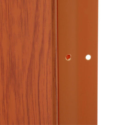 Via 36 in. x 80 in. Fruitwood Vinyl Accordion Door with Hardware