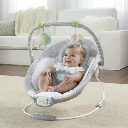 Baby Cradling Bouncer Musical Vibration Rocker Seat Infant Toddler Chair Swing