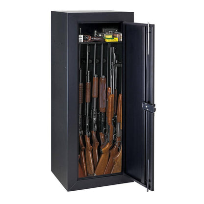 18 Gun Security Cabinet Stack on Rifle Safe Storage Locker Shotgun Firearm Lock