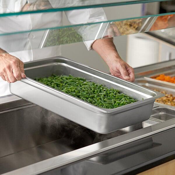 Commercial Kitchen Full-Size 4" Deep Stainless Steel Steam Prep Table Food Pan