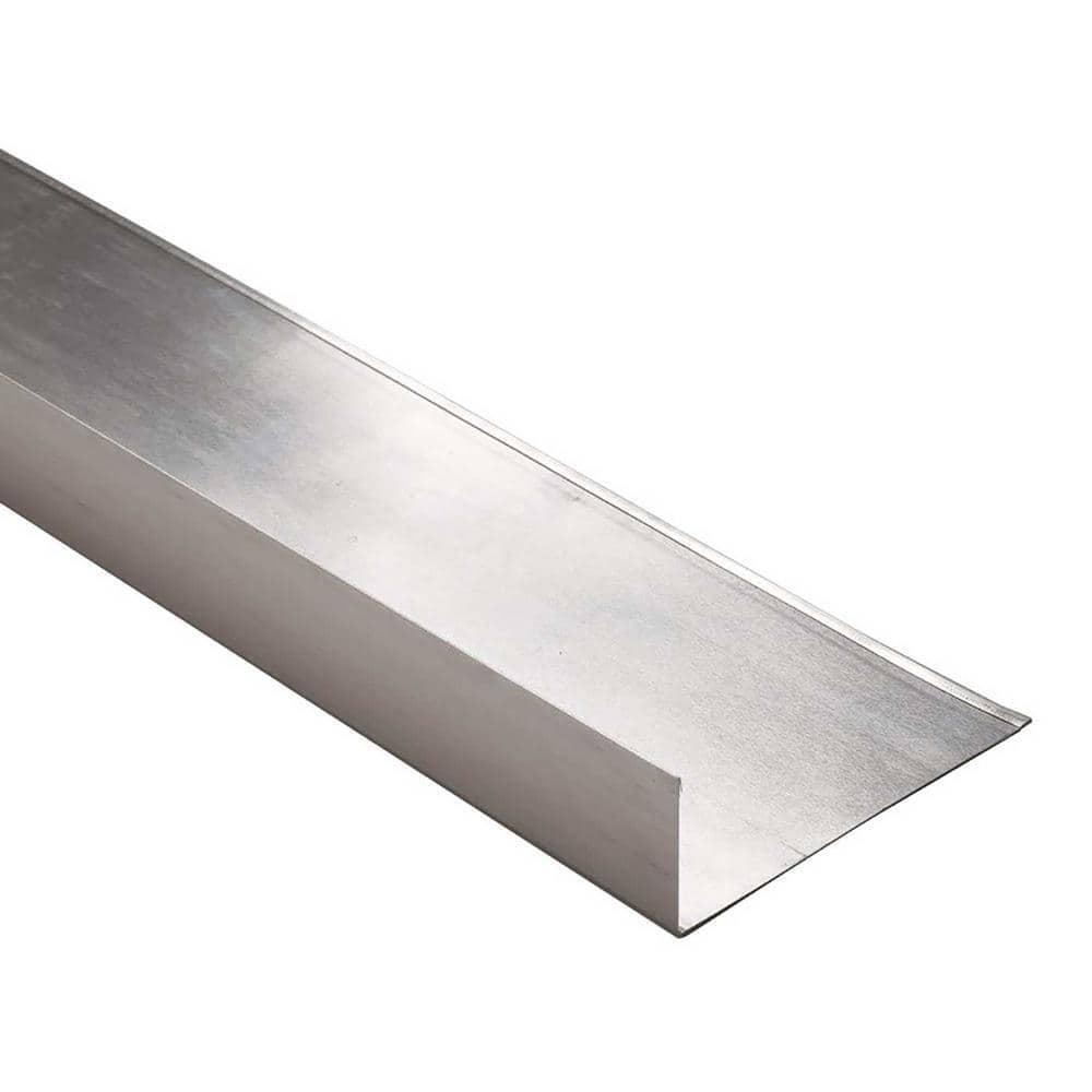 Rain Diverter Drip Edge Flashing Aluminum 7.5" x 2.625" x 5 ft Resists Corrosion