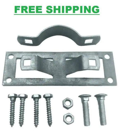 Oz-Post Steel To Wood Fence Bracket Project Pack WAP-238 50-Piece Fence Hardware