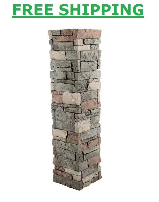 Stacked Stone 1-1/2 In. X 11-1/2 In. Stratford Faux Pillar Panel hidden Masonry