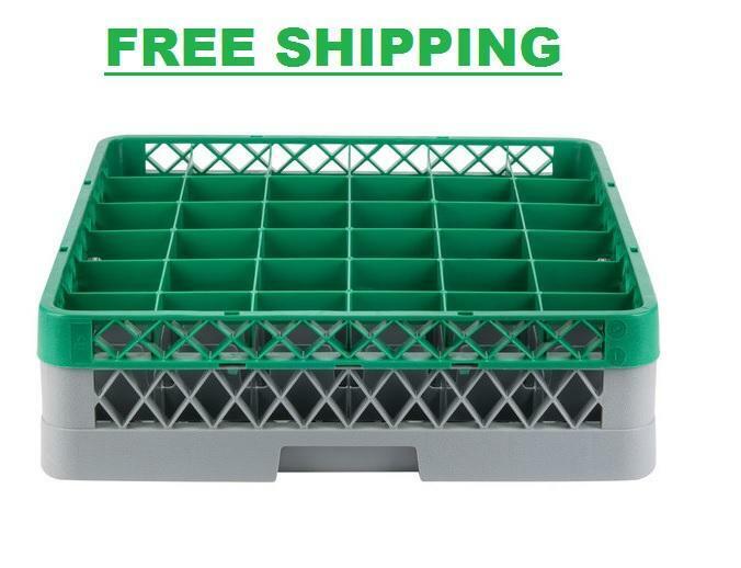 Commercial Dishwasher Machine 36 Cup Glass Tray Rack 1 Extender Dishwashing