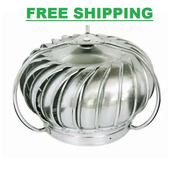 12 in. Wind Turbine Replacement Head Attic Exhaust Vent Roof Rotary Ventilator