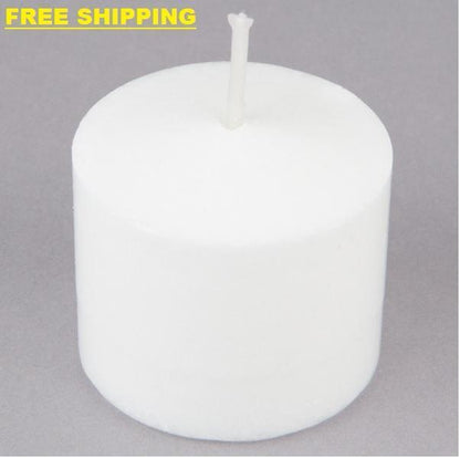 (288/Case) Extended 10 Hour White Votive Candle Restaurant Lounge Hotels Garden