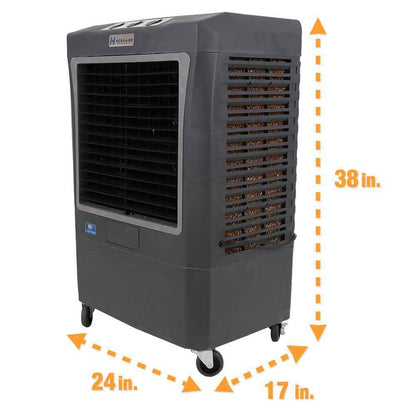 PORTABLE EVAPORATIVE COOLER 3,100 CFM 3-Speed Air Flow Ventilation Cooling Temp