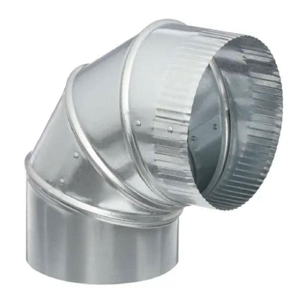 Air Duct HVAC 14 in. 90 Degree Round Adjustable Elbow Ductwork Galvanized Steel