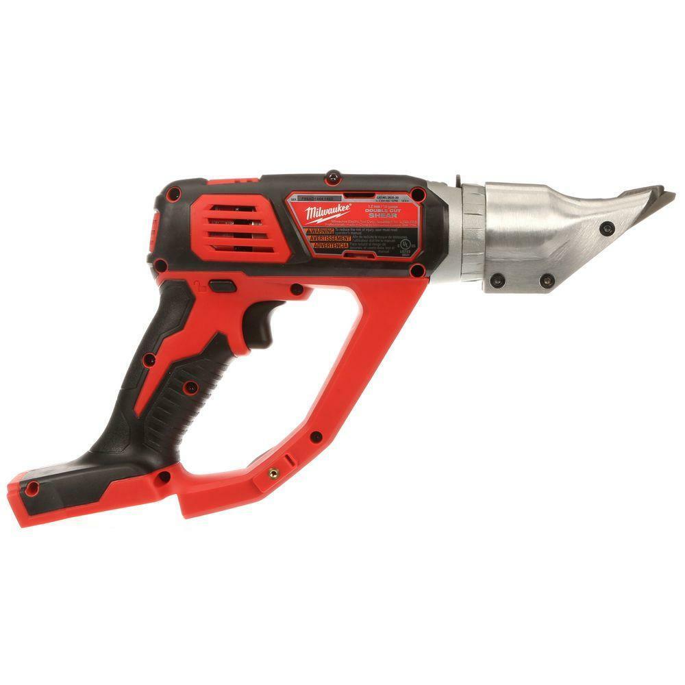 Milwaukee M18 18-Volt Li-Ion Cordless 18-Gauge Double Cut Metal Shear Tool-Only