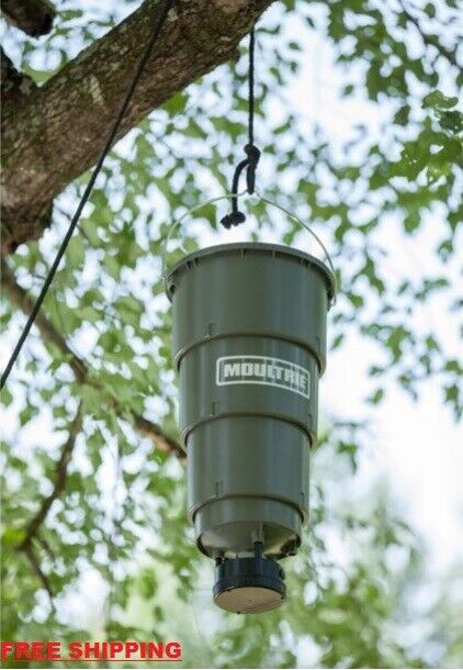 Hanging Deer Feeder 5 Gallon Moultrie All In One With Adjustable Timer AT5 NEW