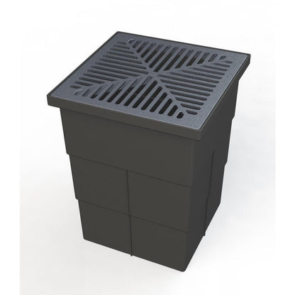 18 in. x 14 in. Storm Water Pit and Catch Basin for Modular Trench and Channel