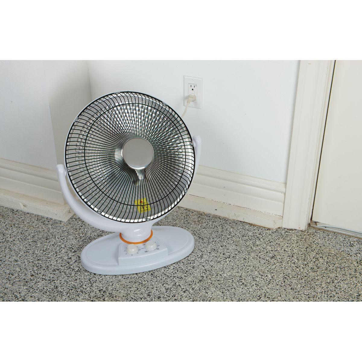 400/900 Watt Oscillating Parabolic Heater Residential Industrial Adjustable NEW