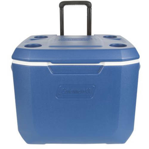 Coleman 50 QT. Xtreme Hard-Sided Rolling Cooler, Blue