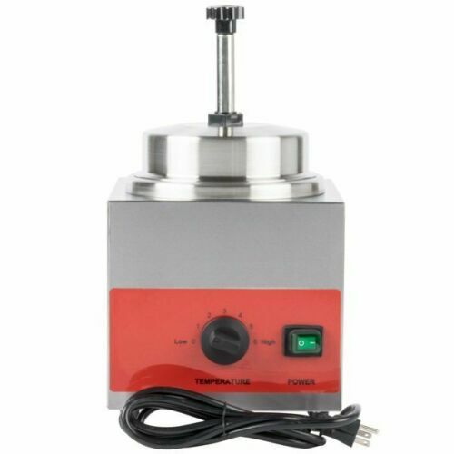 3.5 Qt. Electric Countertop Nacho Cheese Sauce Warmer Pump Dispenser - 120V