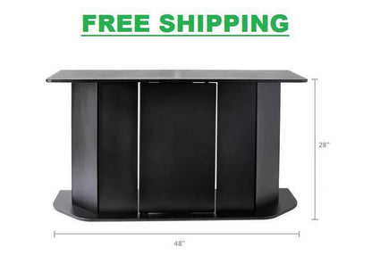 Deluxe 55 Gallon Aquarium Stand Storage Cabinet Fish Tank Holder Wood Doors