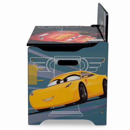 Disney Pixar Cars Deluxe Wood Toy Box by Delta Children, Greenguard Gold