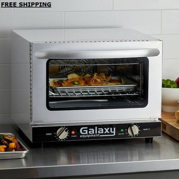 NEW Commercial Galaxy Quarter 1/4 Size Countertop Convection Oven Electric 120V