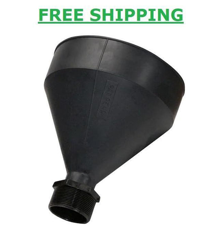 55 Gallon Barrel Funnel Threaded Drum W/ 2 Inch Bung Opening 3 Quart Black NEW