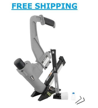 Pneumatic 3-in-1 15.5 and 16 Gauge 2 in. Flooring Nailer / Stapler with Flooring