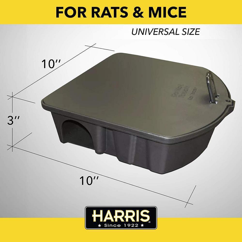 3-PACK MOUSE BAIT STATIONS RAT TRAP ALTERNATIVE RODENT TRAPS BAIT STATION 10x15"