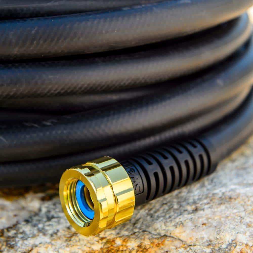 Maxlite 3/4 In. X 50 Ft. Heavy-Duty Premium Rubber plus Water Hose