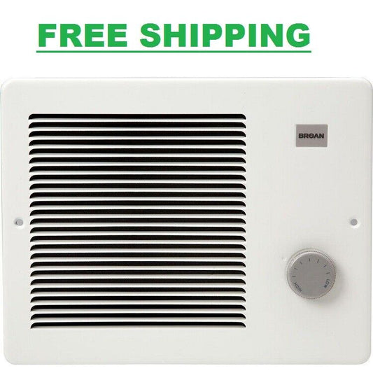 1500-Watt Wall Heater 12" Electric Garage Bathroom Wall Mount Thermostat Control