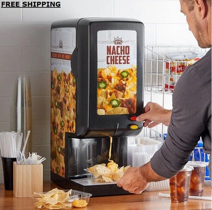 Commercial Nacho Cheese Chips Sauce Dispenser 110 Oz Bag Warmer Carnival King