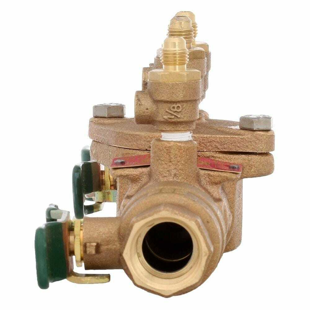 Watts Double Check Valve Assembly Backflow Preventer 3/4 in. FPT x FPT Bronze