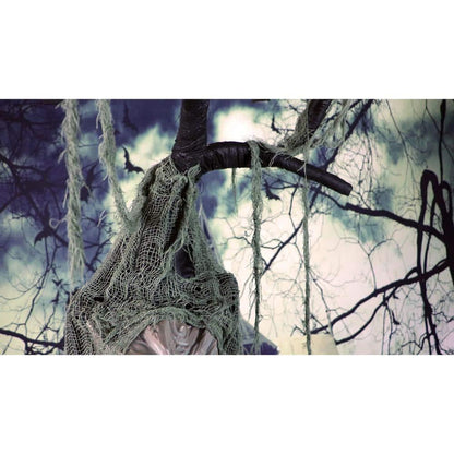 6.5 Ft. Animatronic Haunted Talking Tree Halloween Prop, Moving Mouth for Indoor