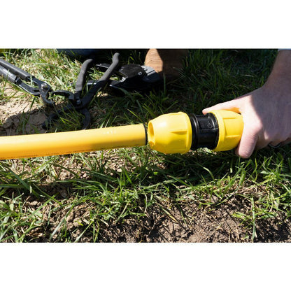 Home Flex Gas Pipe 1 1/4 Inch IPS X 100 Ft DR 11 Underground Yellow Polyethylene