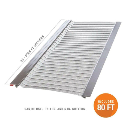 Gutter Guard 4 Ft. L X 5 In. W Stainless Steel Micro-Mesh Gutter Guard (20-Pack)