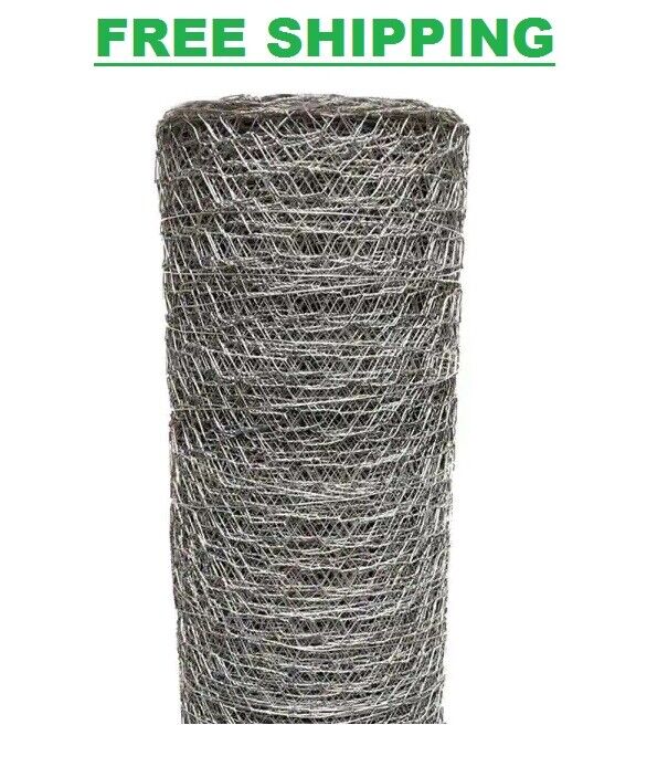 Poultry Netting 2 in x 4 x 150 ft. Wire Metal Chicken Mesh Garden Plant Fence