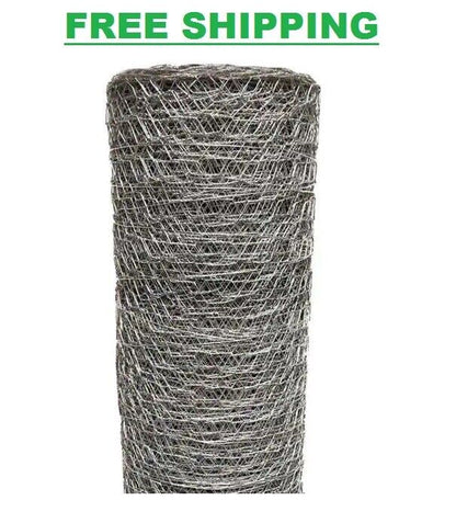 Poultry Netting 2 in x 4 x 150 ft. Wire Metal Chicken Mesh Garden Plant Fence