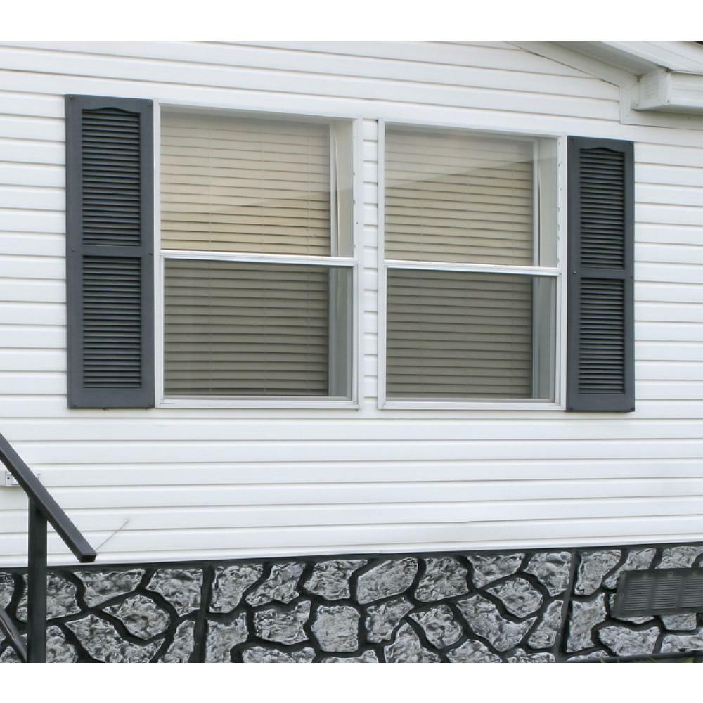 Mobile Home Single Hung Aluminum Window Silver Lightweight Insect Screen