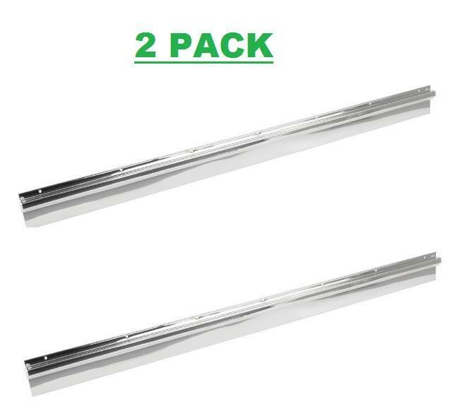 2 pack Restaurant Ticket Holder 44" Stainless Steel Wall Rod Order Slip Rail