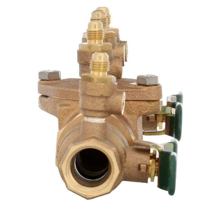 Watts Double Check Valve Assembly Backflow Preventer 3/4 in. FPT x FPT Bronze