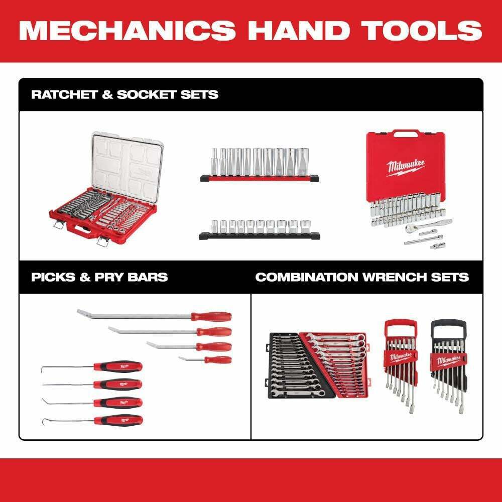 Durable 15 Piece Combination SAE Wrench Set Comfortable I Beam Handles