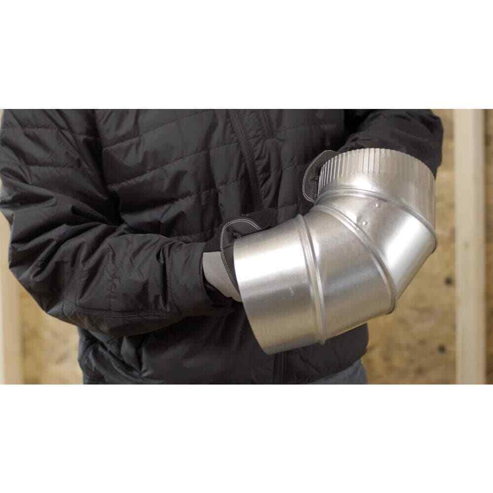 Air Duct HVAC 14 in. 90 Degree Round Adjustable Elbow Ductwork Galvanized Steel