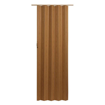 Via 36 in. x 80 in. Fruitwood Vinyl Accordion Door with Hardware