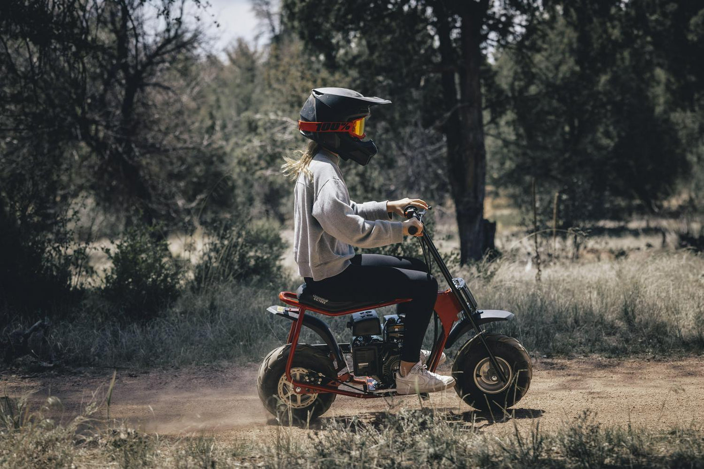 Coleman Powersports Four Stroke 100cc Gas Powered Trail Dirt Mini Bike NEW