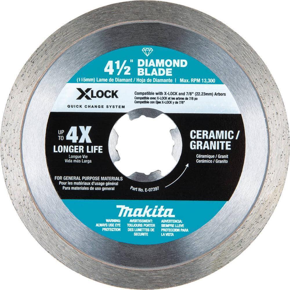 X-lock 4-1/2 In. Diamond Blade Variety Pack For Masonry Cutting (3-pieces)