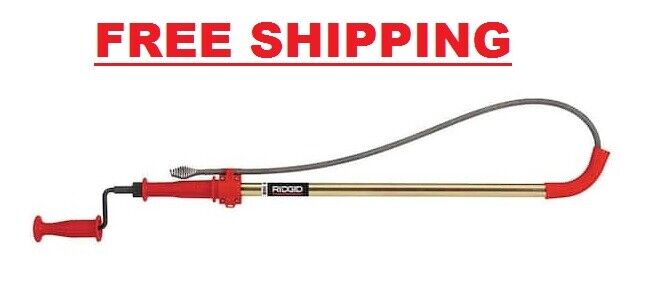 Ridgid K6P 6 ft. Cable Drain Toilet Auger Heavy Duty Tri-Wrap Home Plumbing New