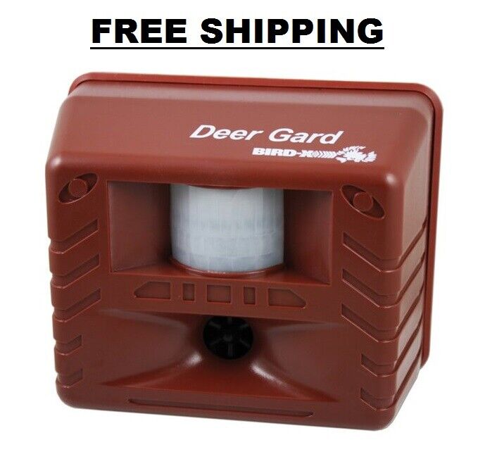 Ultrasonic Deer Repellent Electronic Pest Control Yard Protect Covers 4000 sq