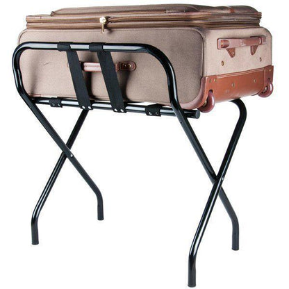 Lancaster Table Seating Folding Portable Hotel Metal Luggage Rack with Guard