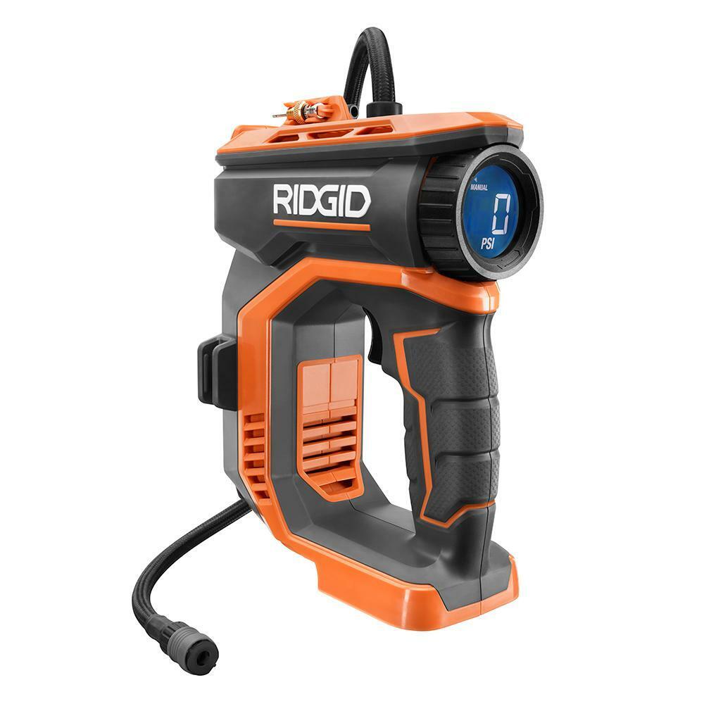 RIDGID 18-Volt Digital Inflator Cordless Electric Automatic Shut-off (Tool Only)