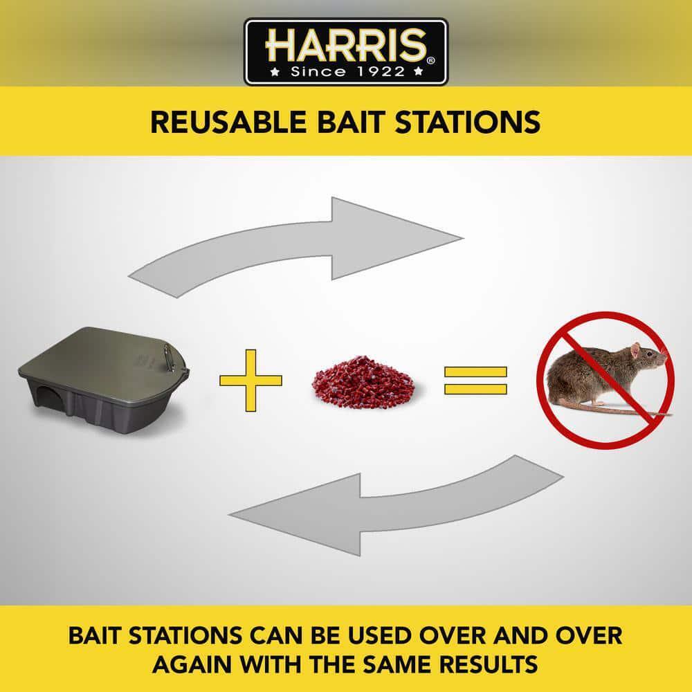 3-PACK MOUSE BAIT STATIONS RAT TRAP ALTERNATIVE RODENT TRAPS BAIT STATION 10x15"